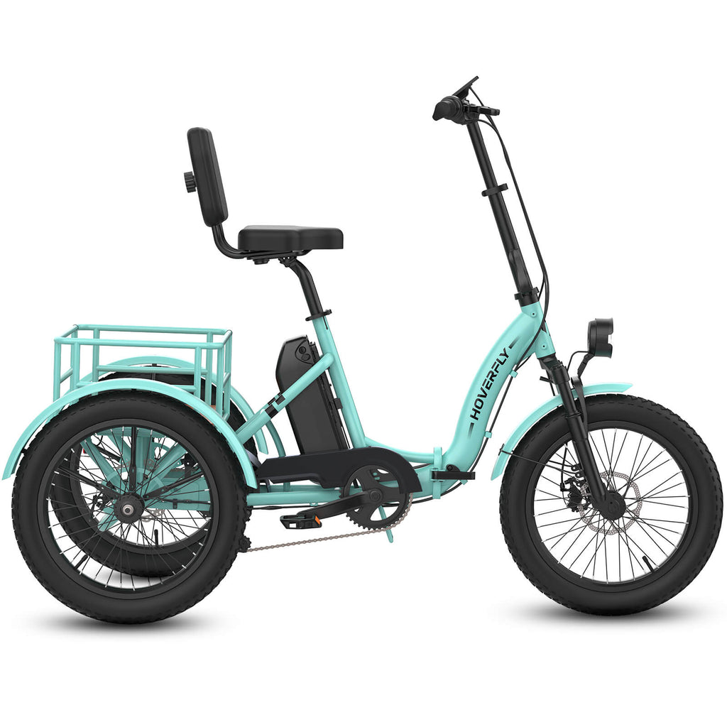 Hoverfly® ET1 Folding Electric Trike 15.5mph | 61 Miles Max Range ((👻Halloween Sale))