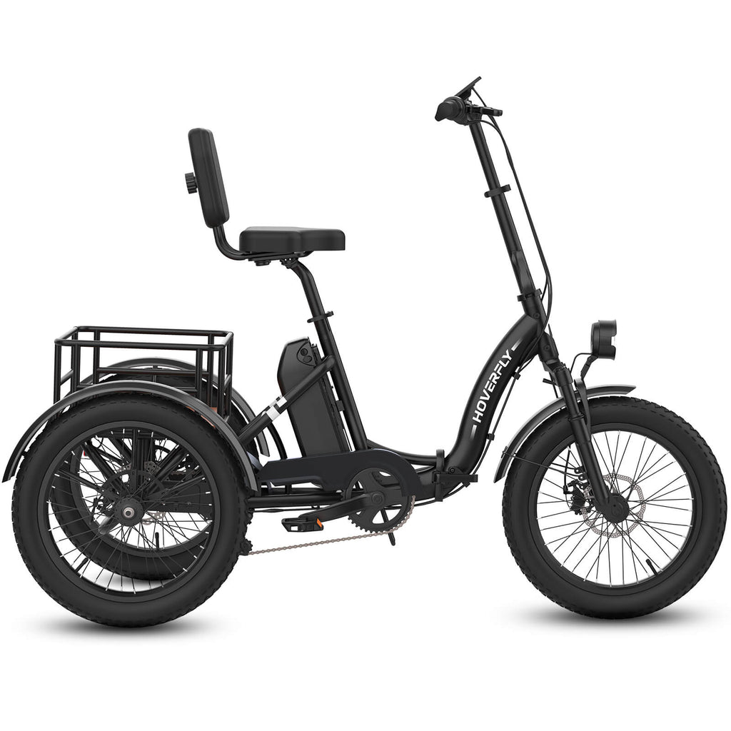 Hoverfly® ET1 Folding Electric Trike 15.5mph | 61 Miles Max Range ((👻Halloween Sale))