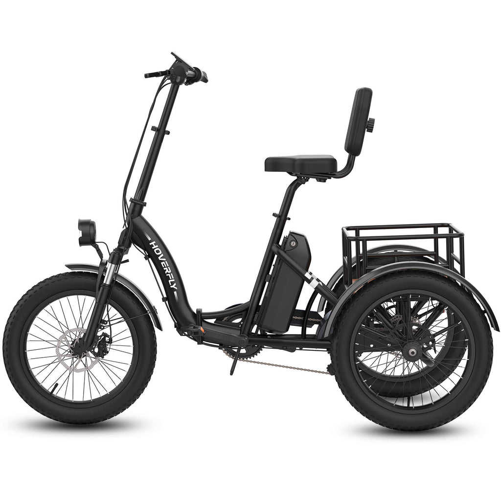 Hoverfly® ET1 Folding Electric Trike 15.5mph | 61 Miles Max Range ((👻Halloween Sale))