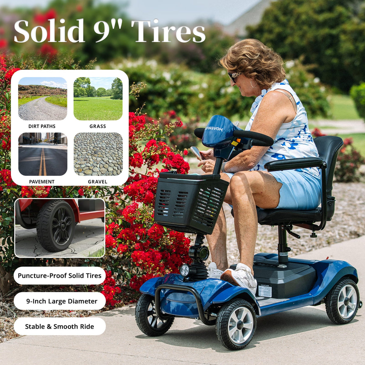 Hoverfly T4 Electric 4-wheel Mobility Scooter ((👻Halloween Sale))