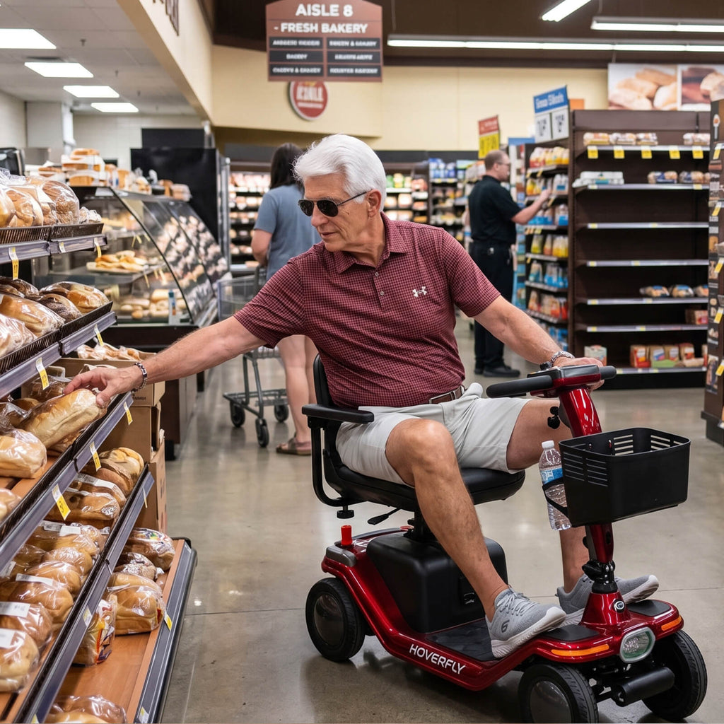 Hoverfly T5 FDA-cleared Electric 4-Wheel Premium Mobility Scooter ((👻Halloween Sale))