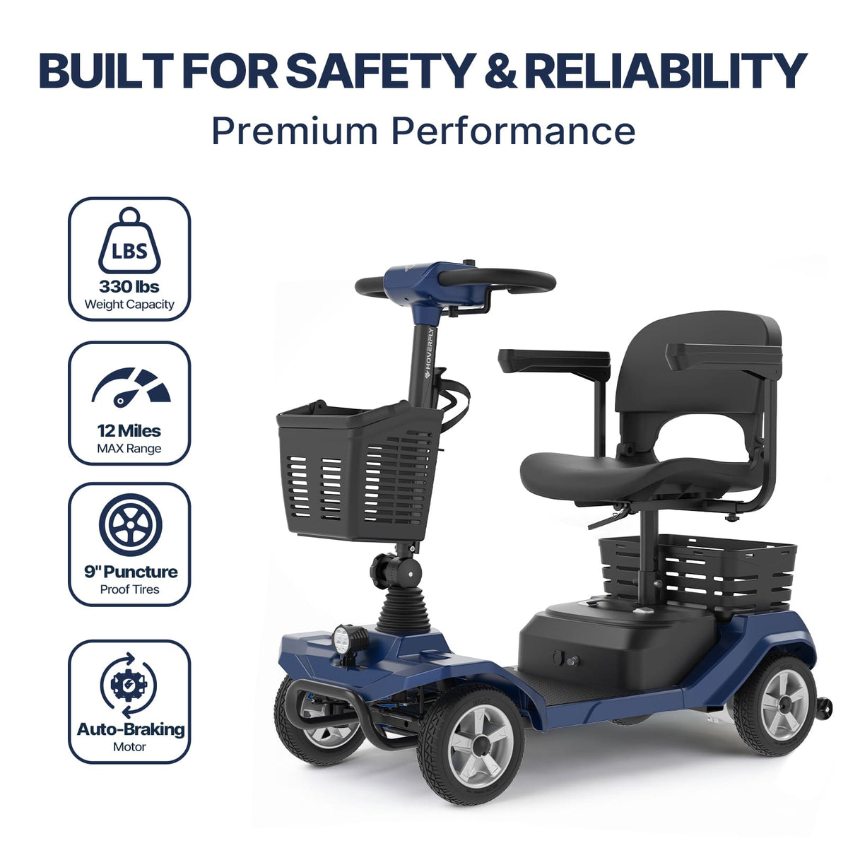 Hoverfly T4 New Edition Mobility Scooter (👻Halloween Sale)