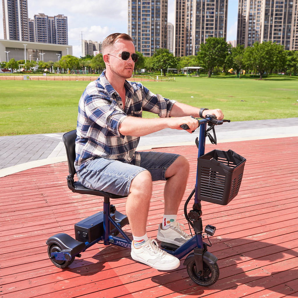Hoverfly T3 3-wheel Foldable Mobility Scooter for Adults (👻Halloween Sale)