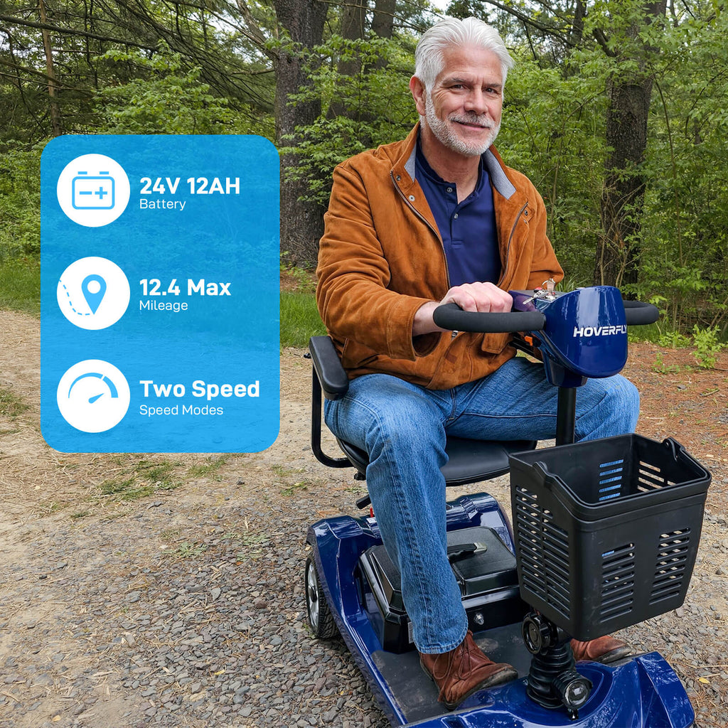 Hoverfly T4 Electric 4-wheel Mobility Scooter ((👻Halloween Sale))