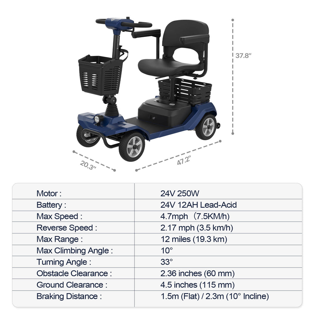Hoverfly T4 New Edition Mobility Scooter (👻Halloween Sale)